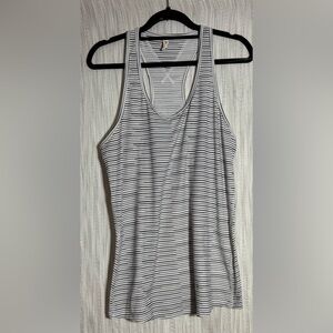 Lucy Monochrome Striped Tank Top